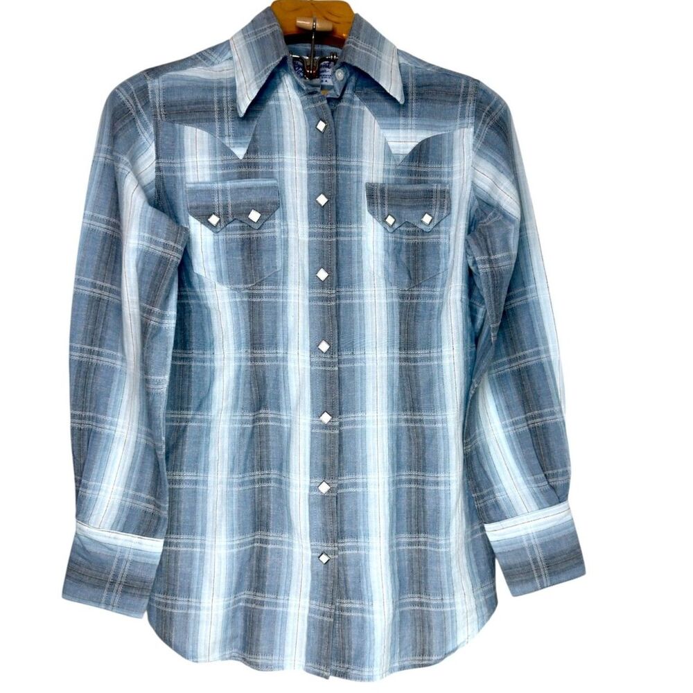 Rockmount Ranch Wear Men's Clasic Ombre Stripe Sawbooth Western Shirt Size: M